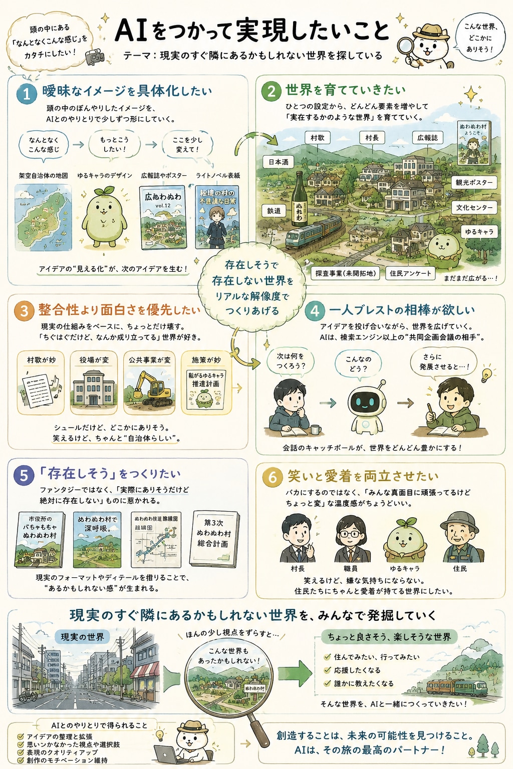自分の作品における欲望とちちぷいという場に対する欲望