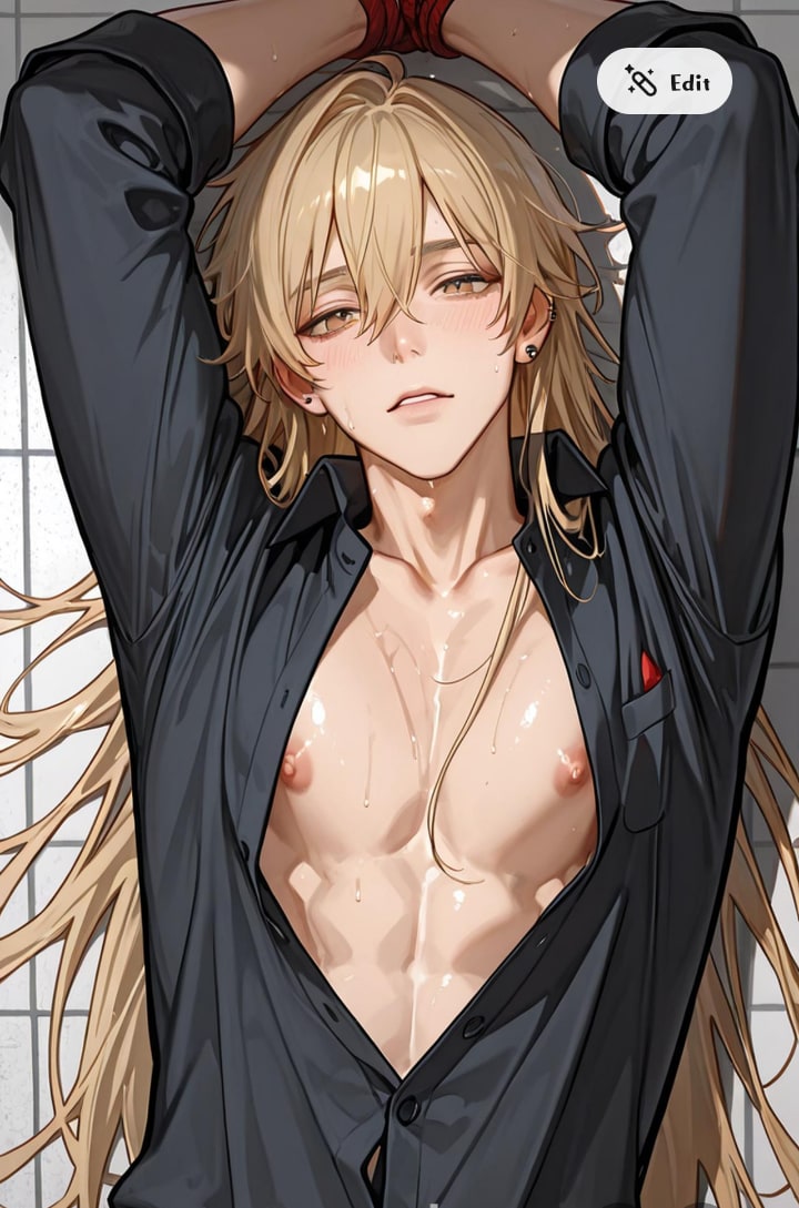 長髪男子