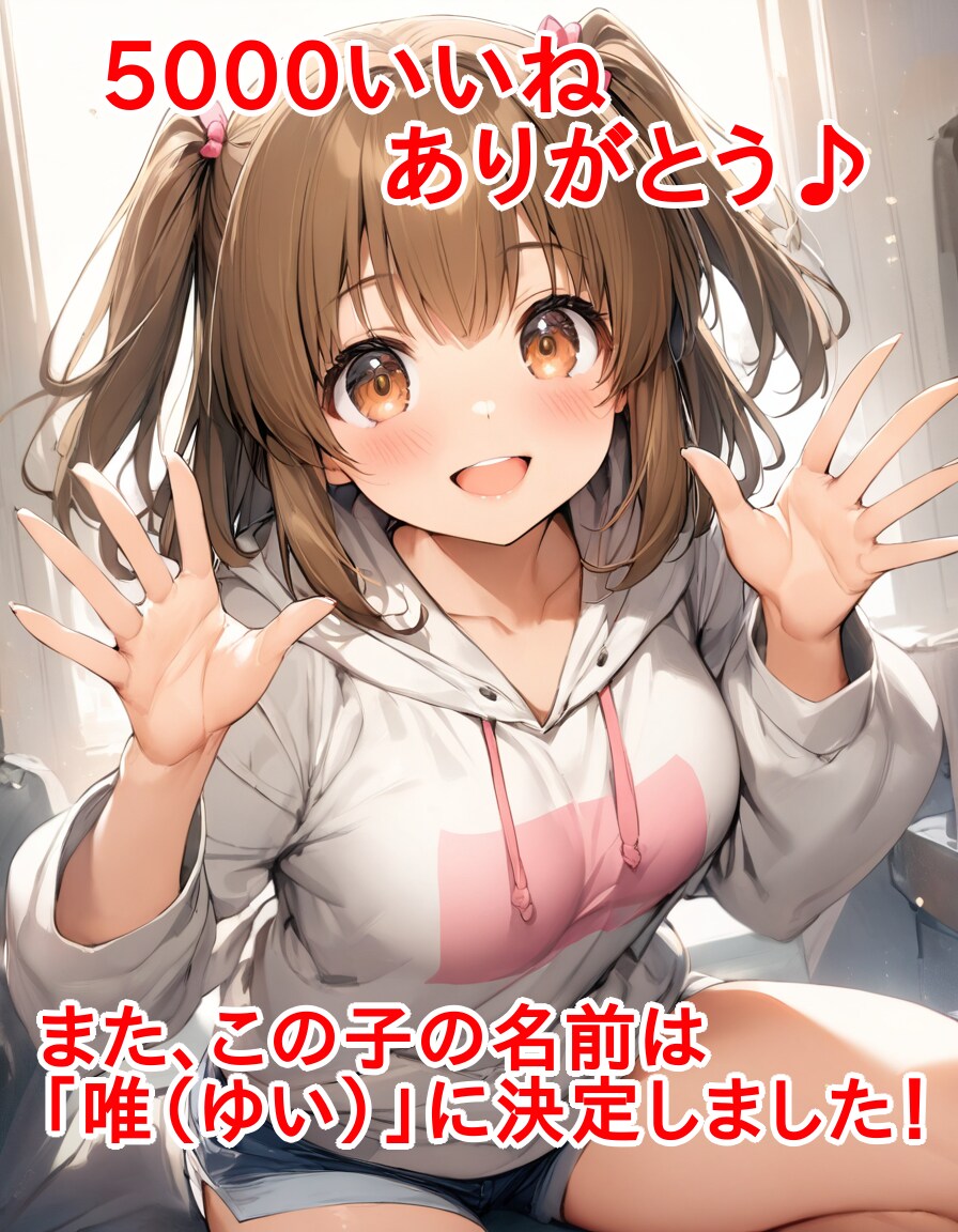 5000いいねありがとう！