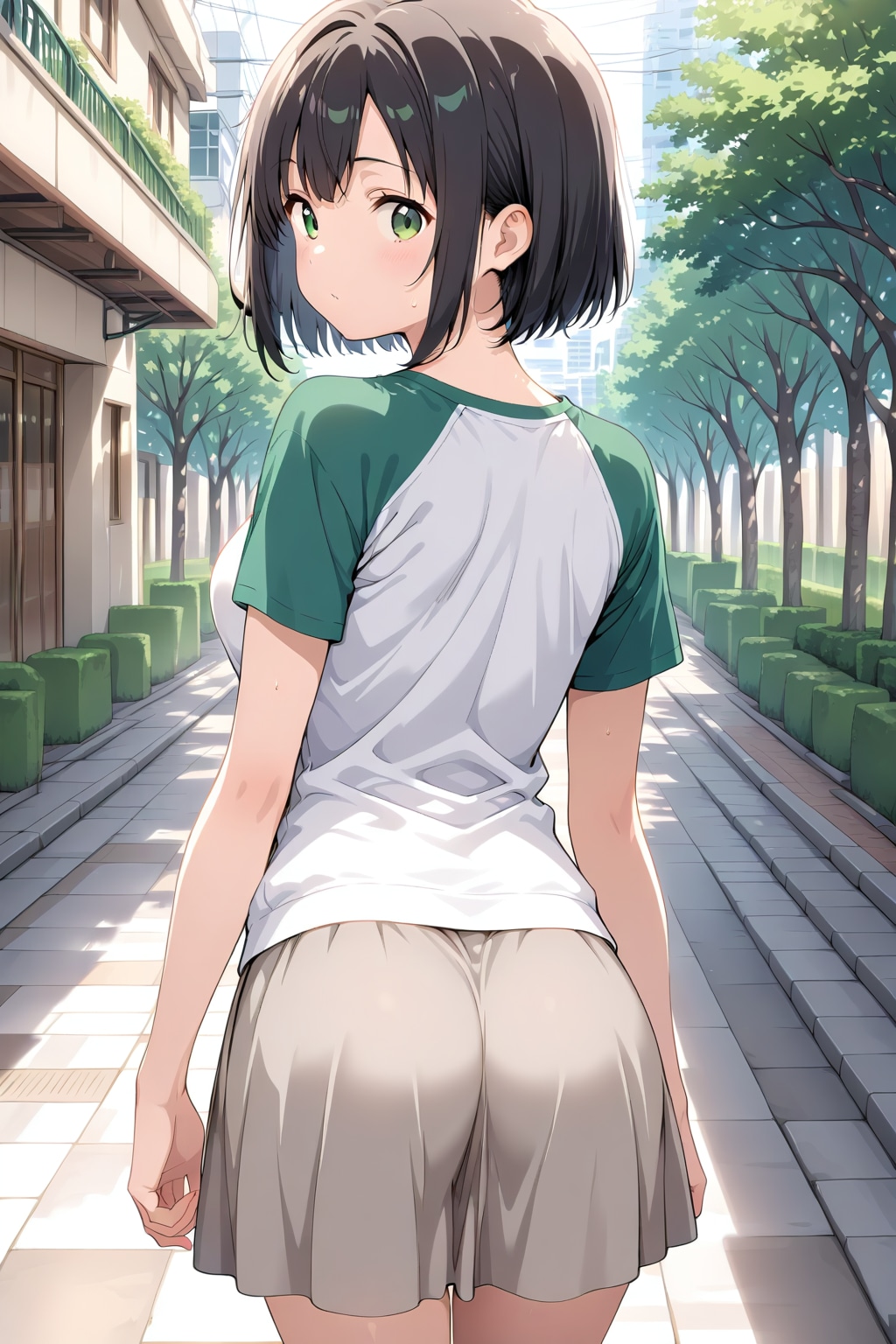 半袖ラグラン