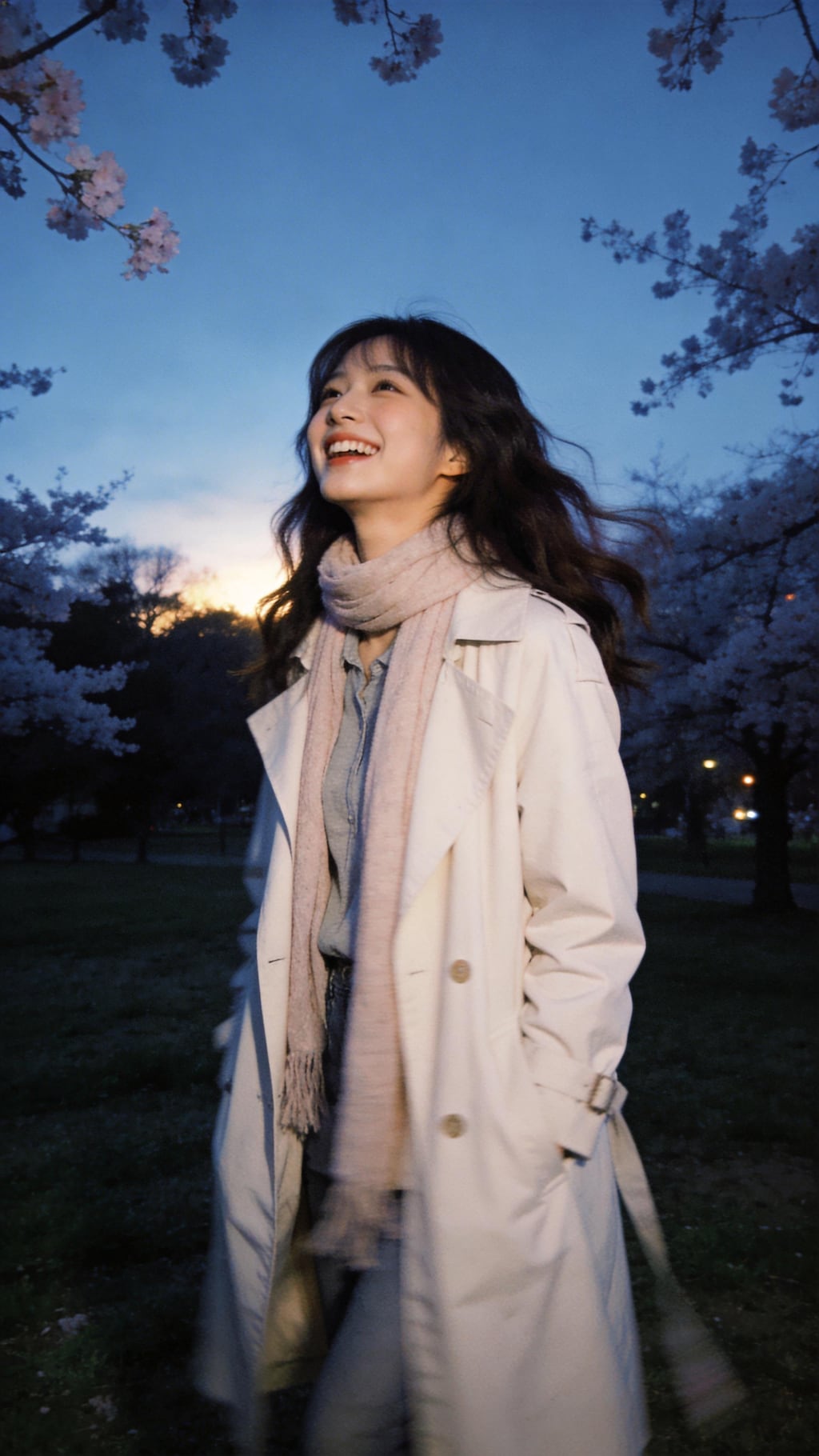 Bathed in Blossom Light