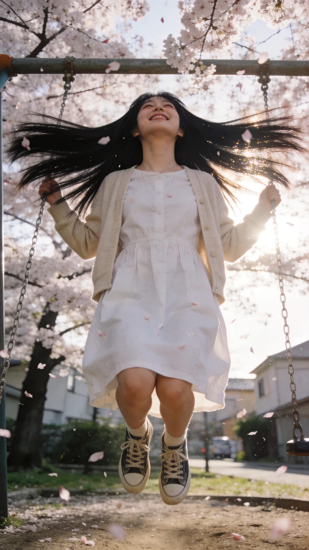 Bathed in Blossom Light