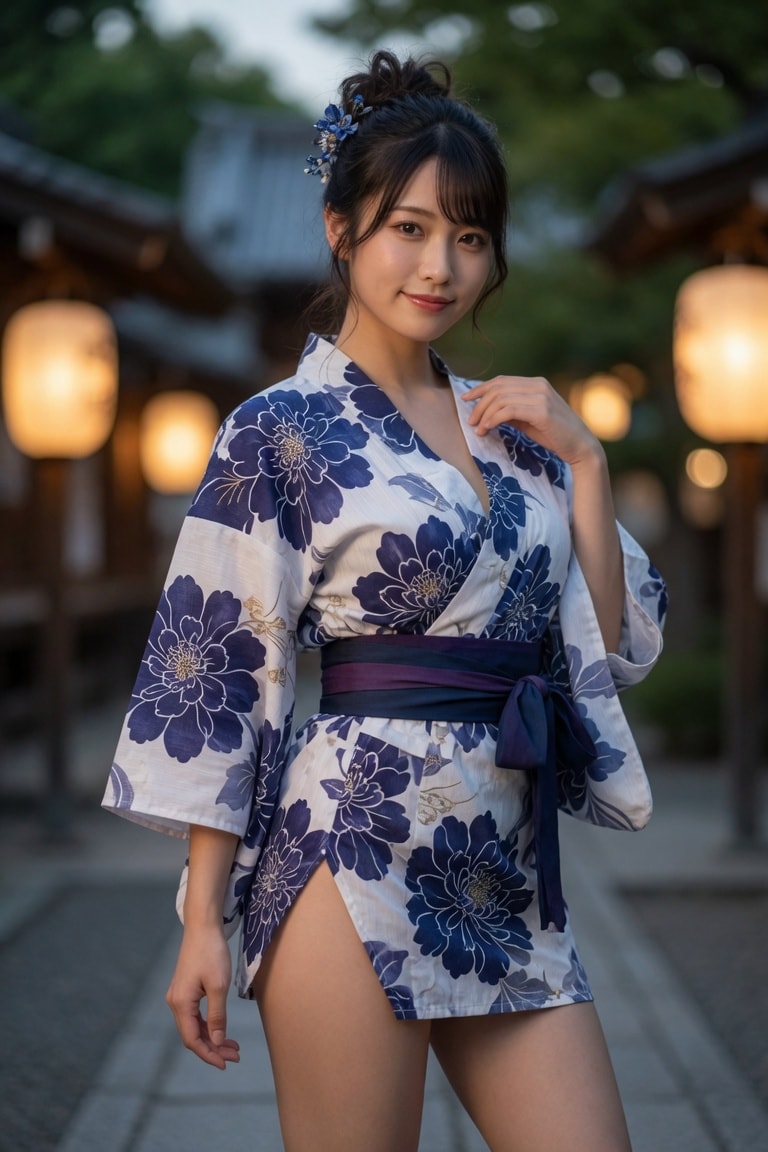 ミニスカ浴衣