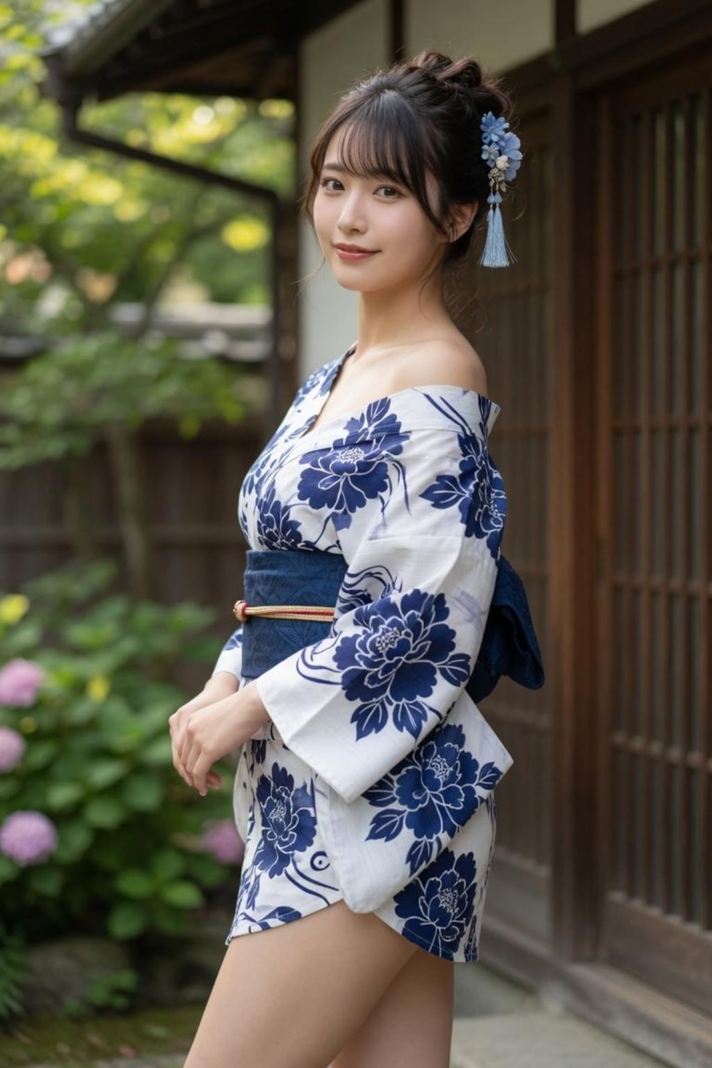 ミニスカ浴衣