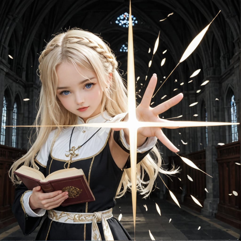魔導書を開くプリーステス２