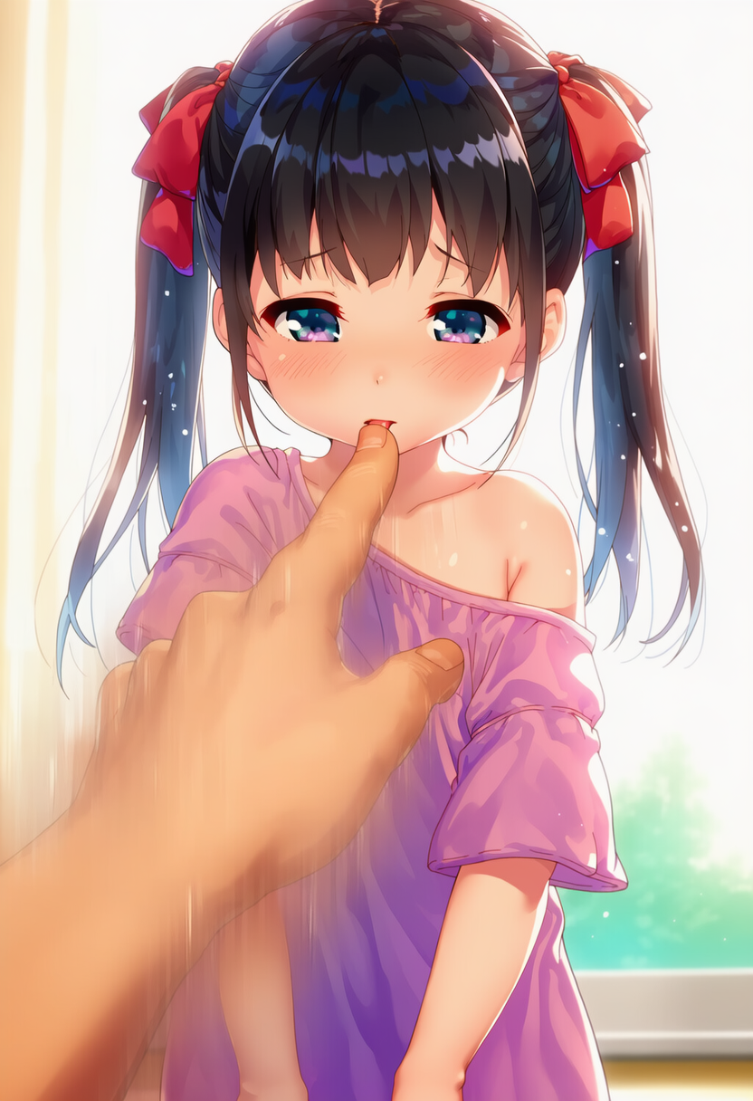 ゆびなめてみて？