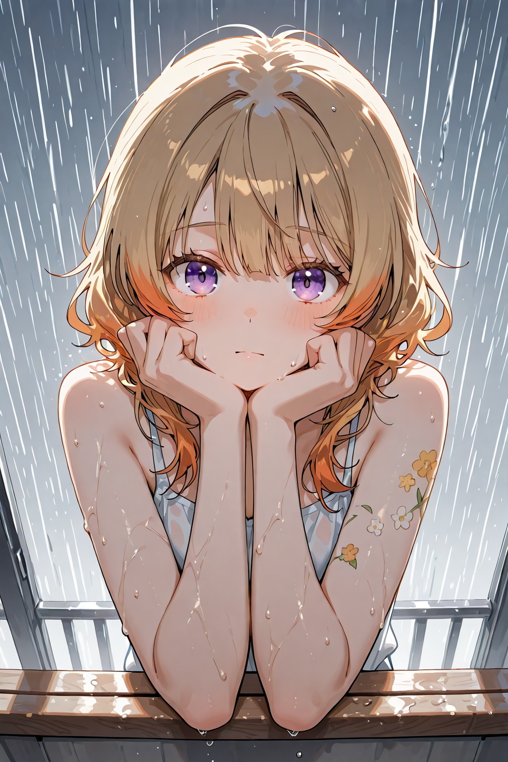気がついたらあなたの腕に雨やどり