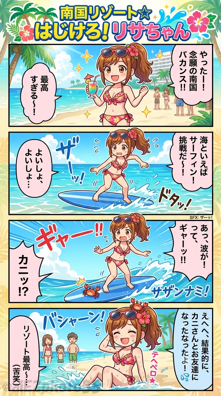 南国リゾート☆はじけろ！リサちゃん