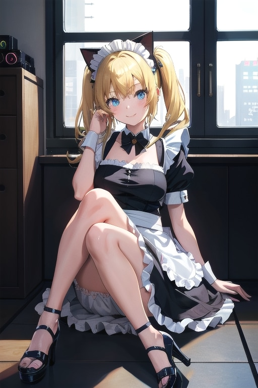 ネコ耳少女メイド | の人気AIイラスト・グラビア