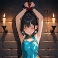拘束！ちっぱいチャイナドレスちゃん、チョットおもらし！ 3枚目
