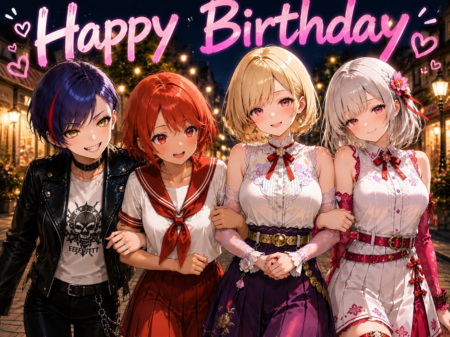 誕生日FA「あかねちゃんとケイちゃん」 | の人気AIイラスト・グラビア