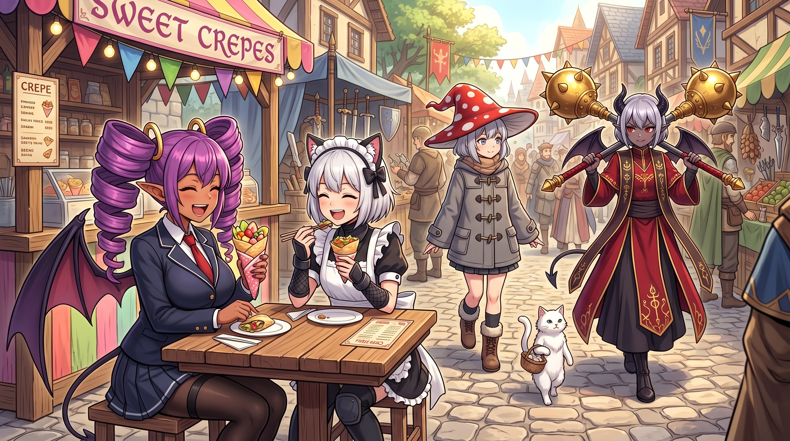 毎月１９日はクレープの日 | の人気AIイラスト・グラビア