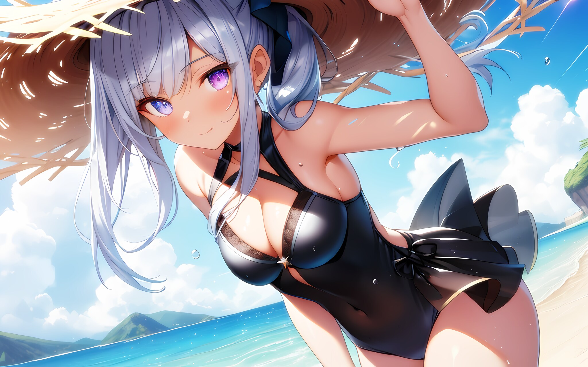 でっかい麦わら帽子
