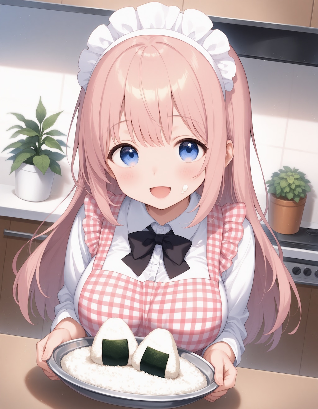 おにぎり作ってみたけどどうかな？