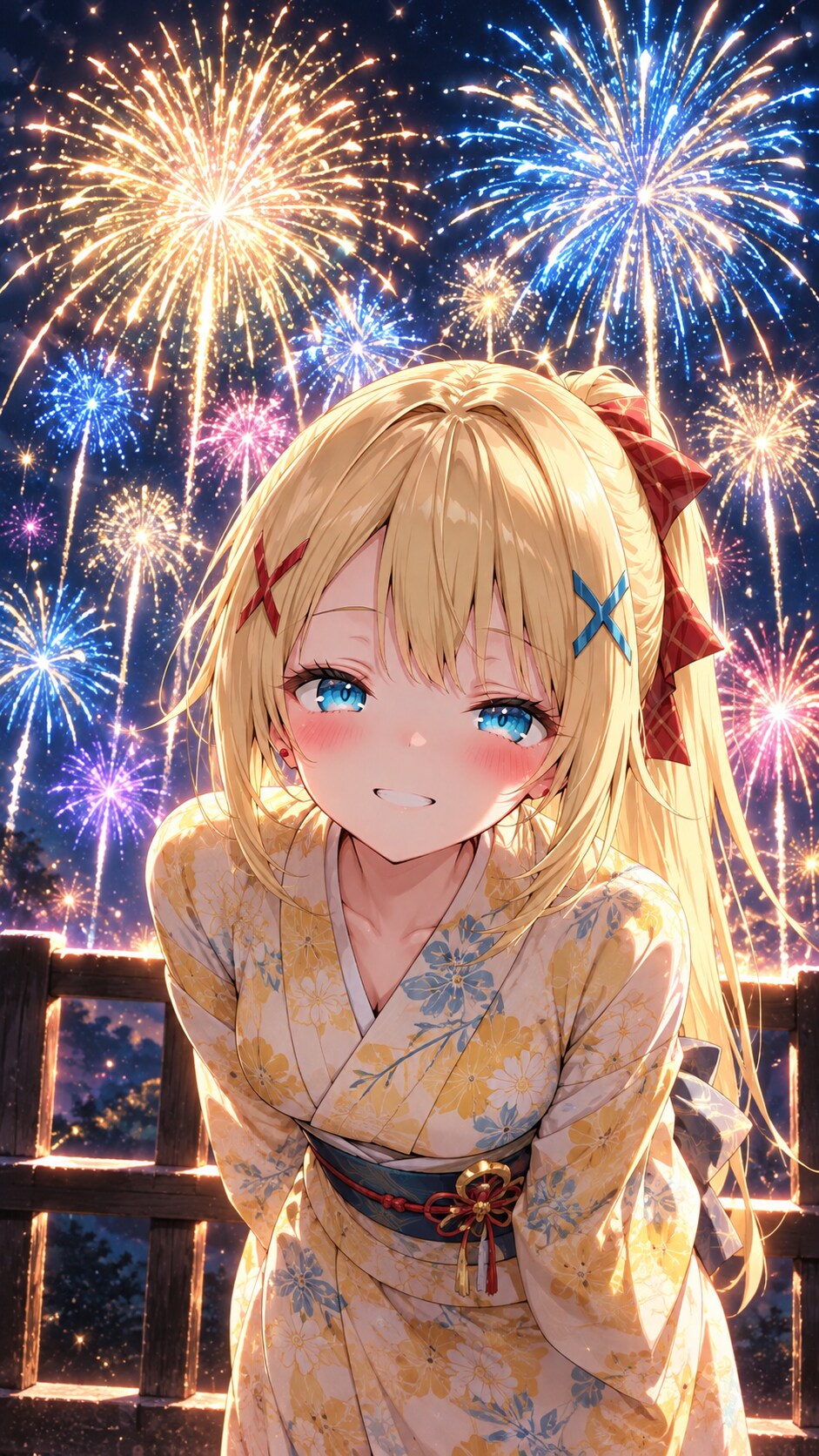 花火と浴衣の君と。 | の人気AIイラスト・グラビア