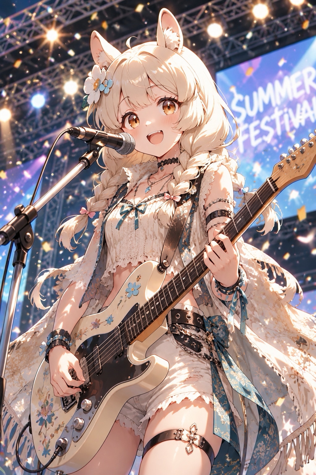 夏フェスとアルパカちゃん