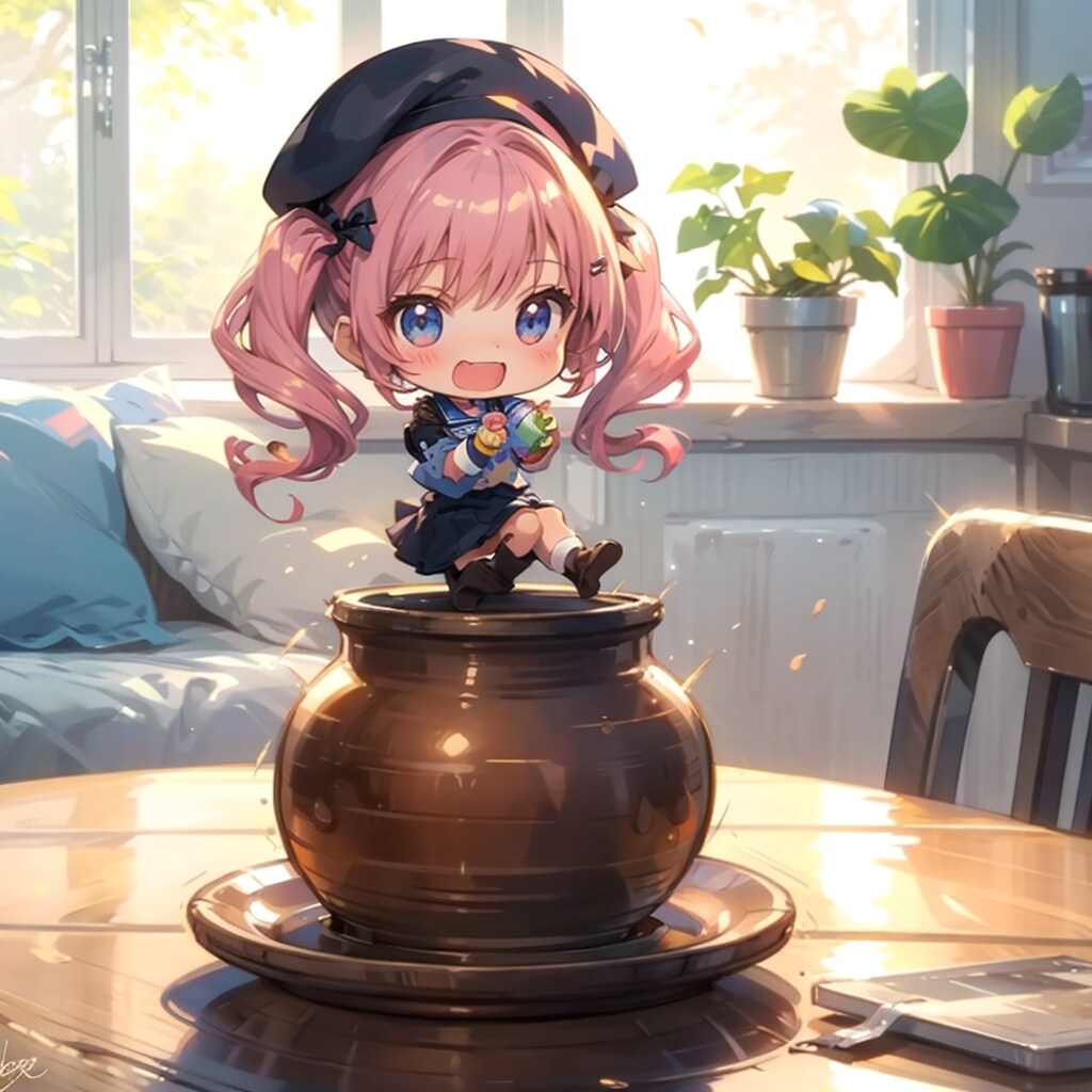 壺に入って、アレか壺ちびちゃんするか。