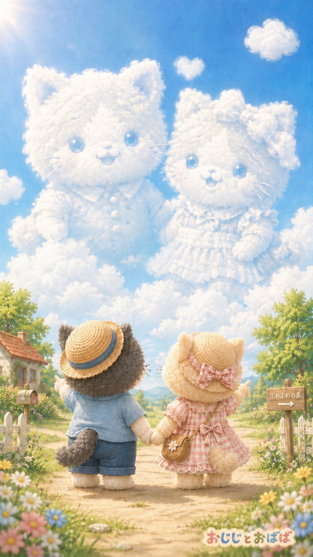 おじじおばばの入道雲
