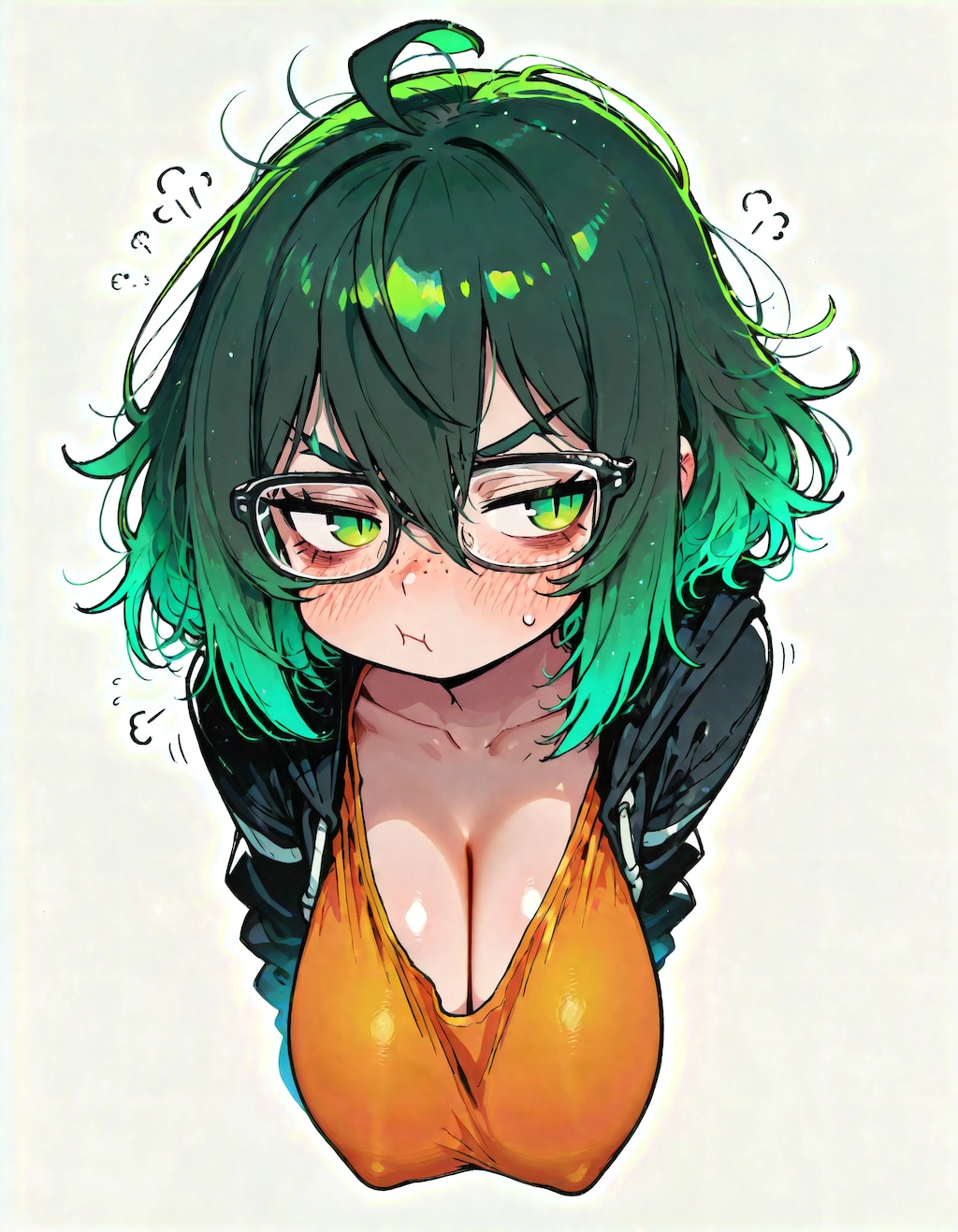 Splash of Neon Green