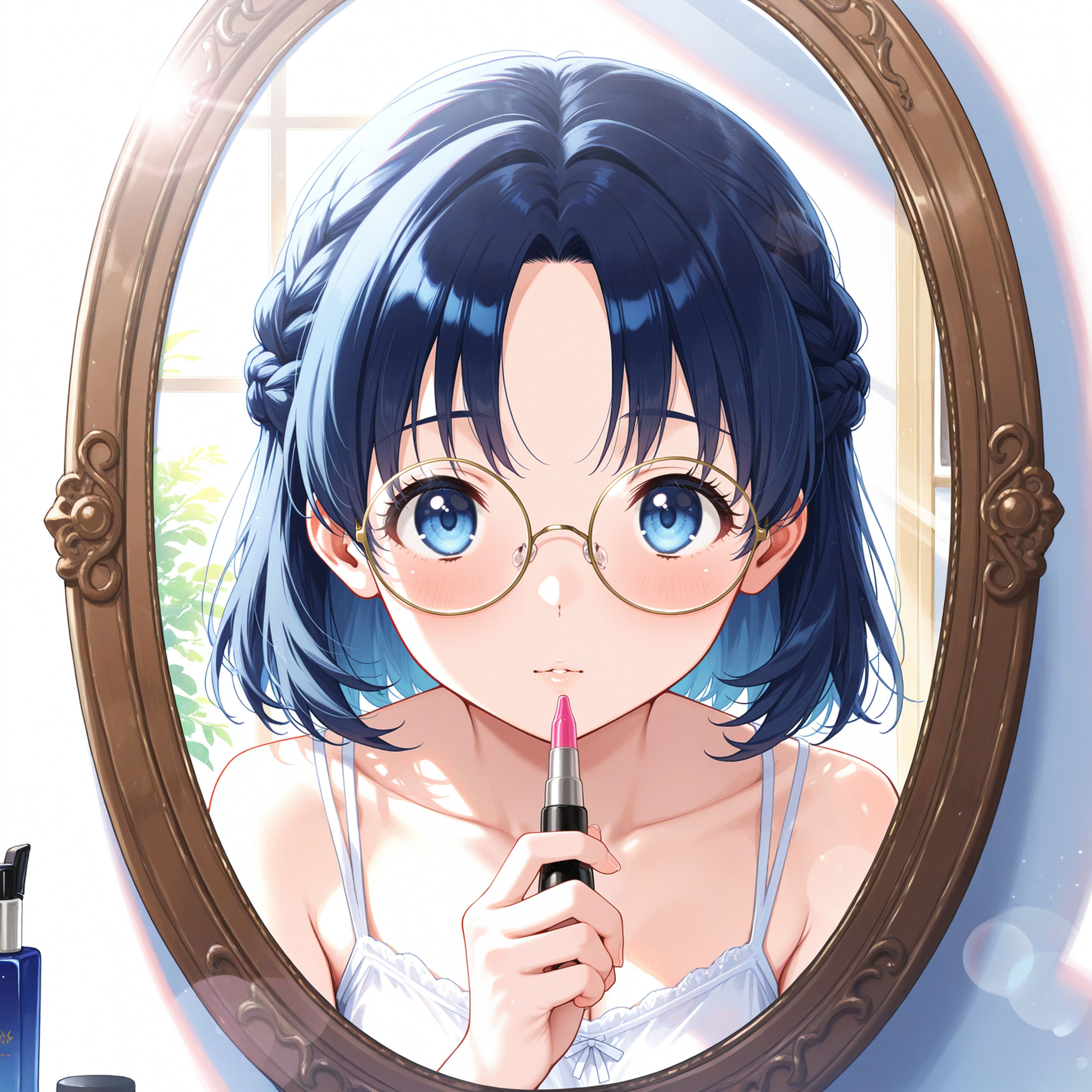 初めてのリップ　POM054 | の人気AIイラスト・グラビア