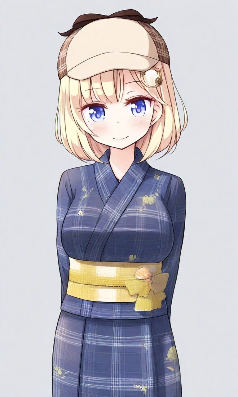 アメリア・ワトソン 浴衣