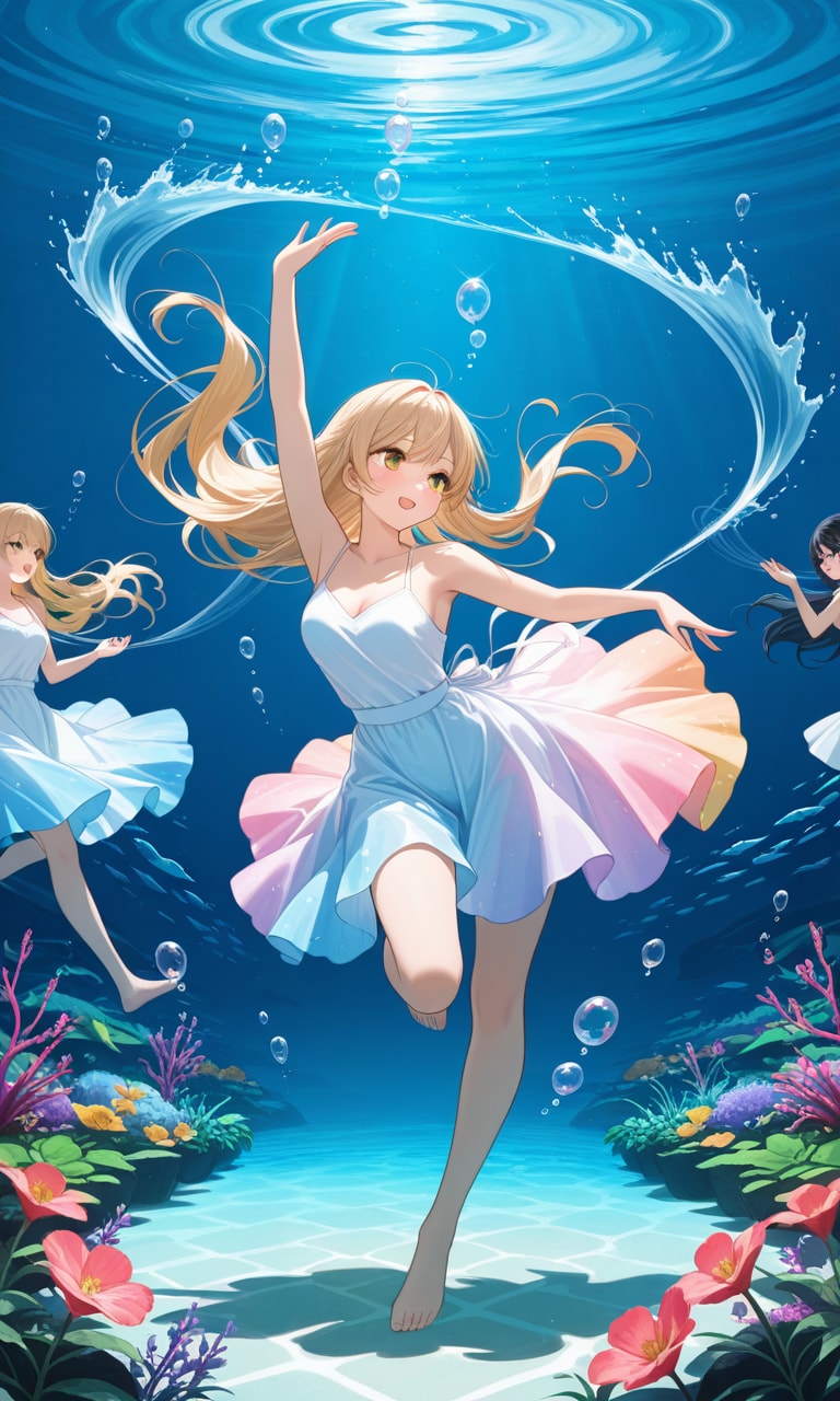 泡の中でダンス | の人気AIイラスト・グラビア