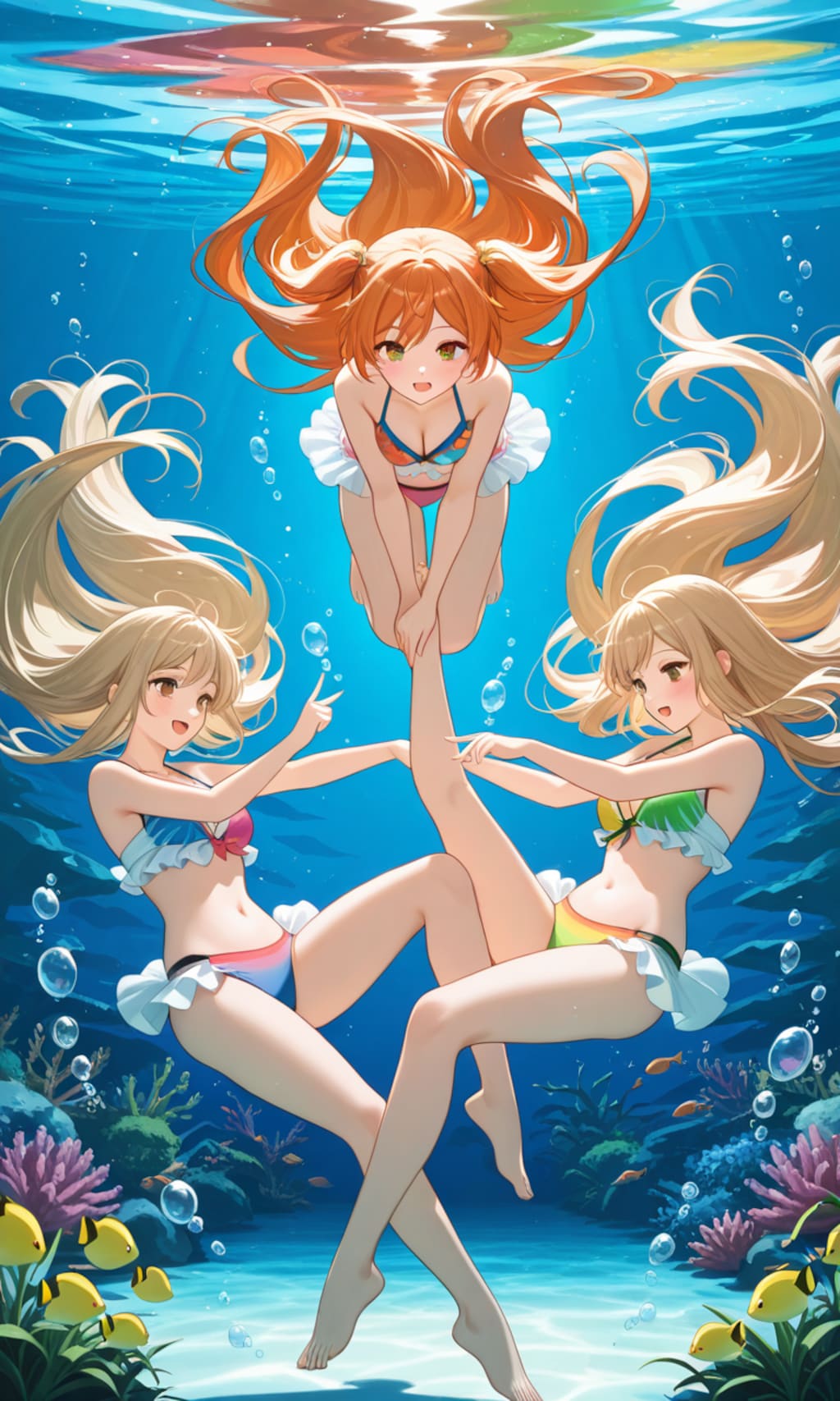 泡の中でダンス