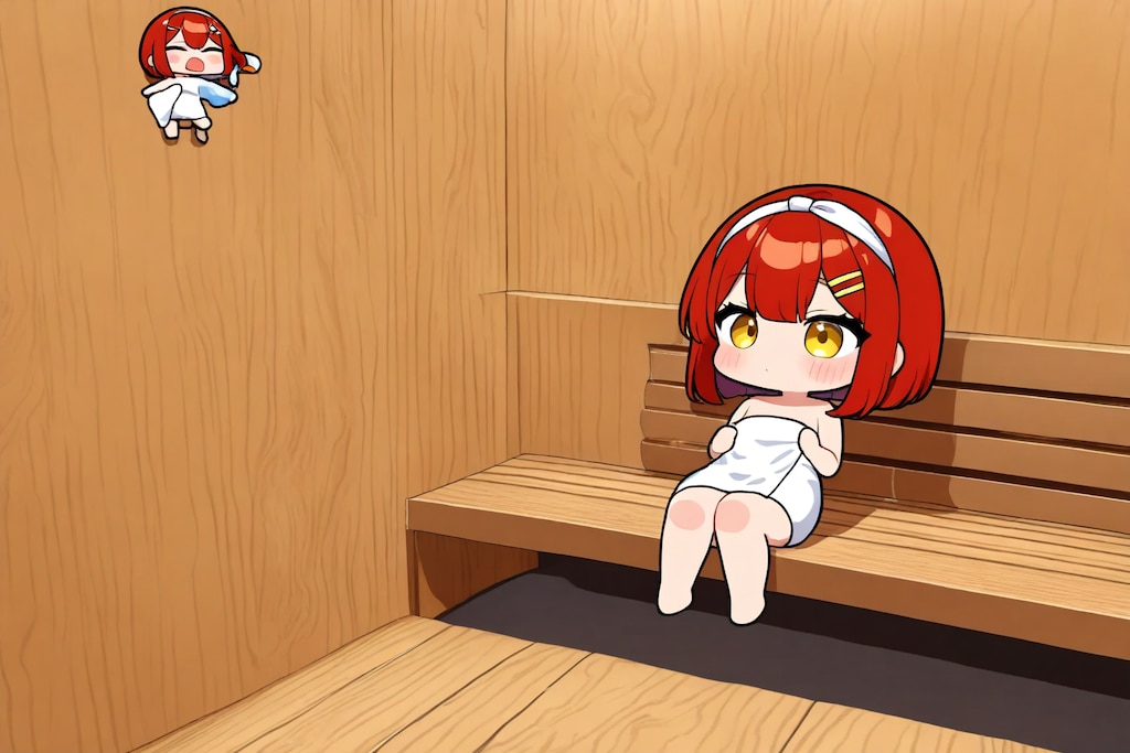 サウナ部……ではなく冷却部