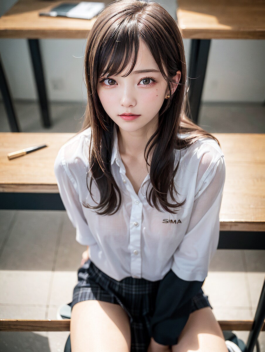 シンプル女子校生