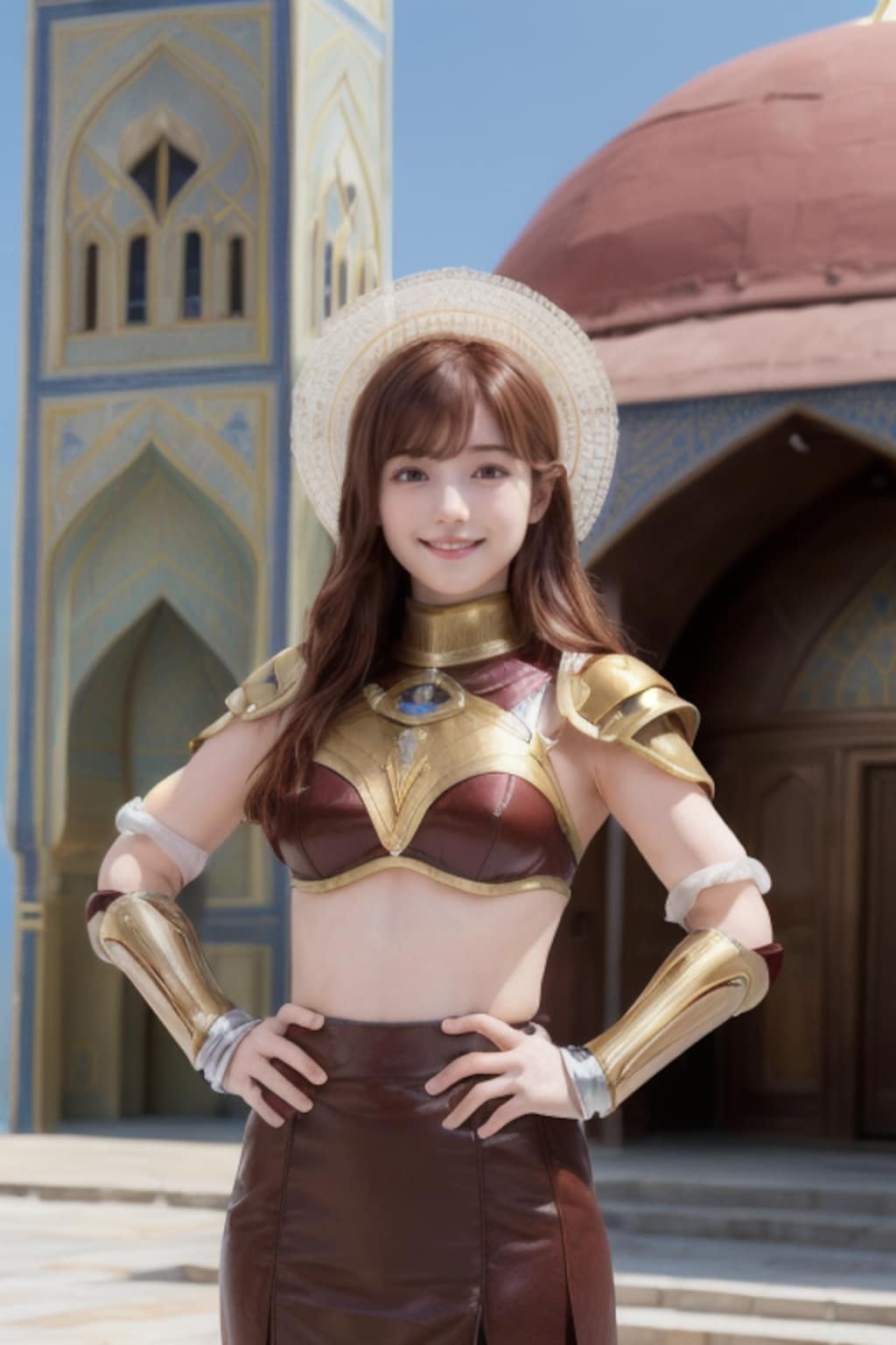 異国に馴染むおぱ戦士