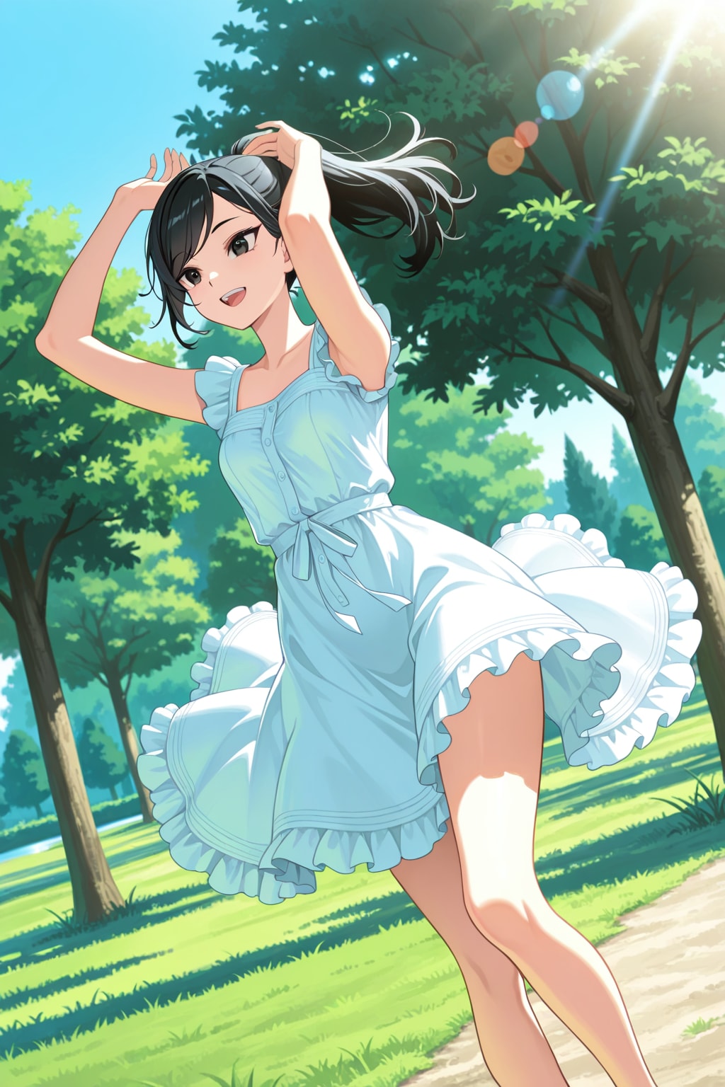 夏はワンピで