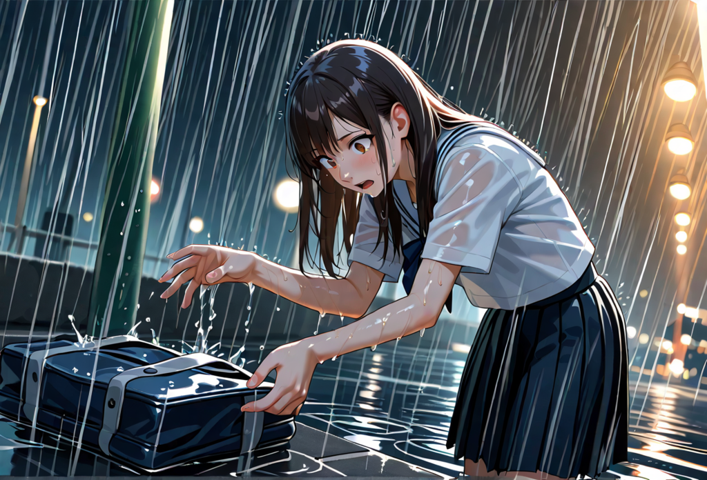 突然の豪雨