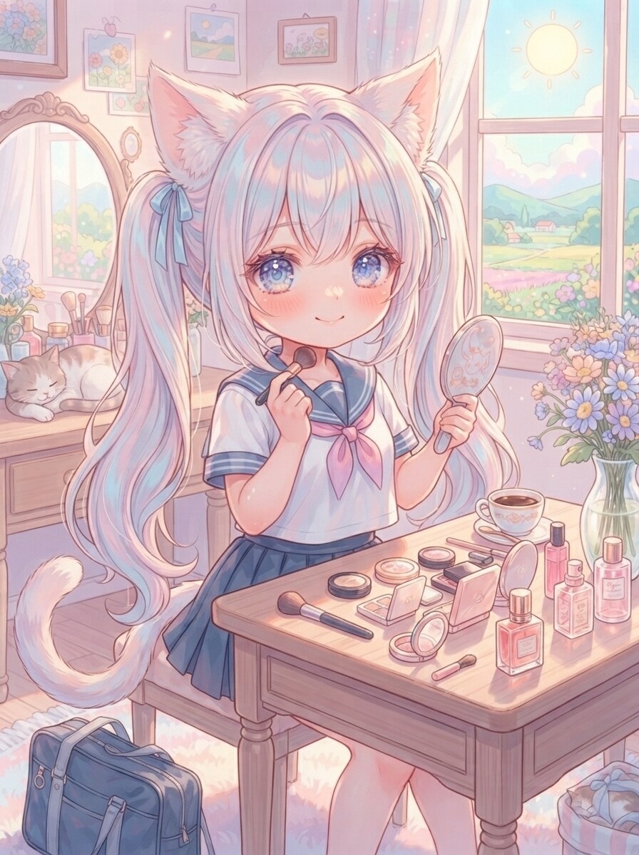 銀ツイにゃん | の人気AIイラスト・グラビア