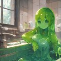 スライム風呂の擬人化 3枚目