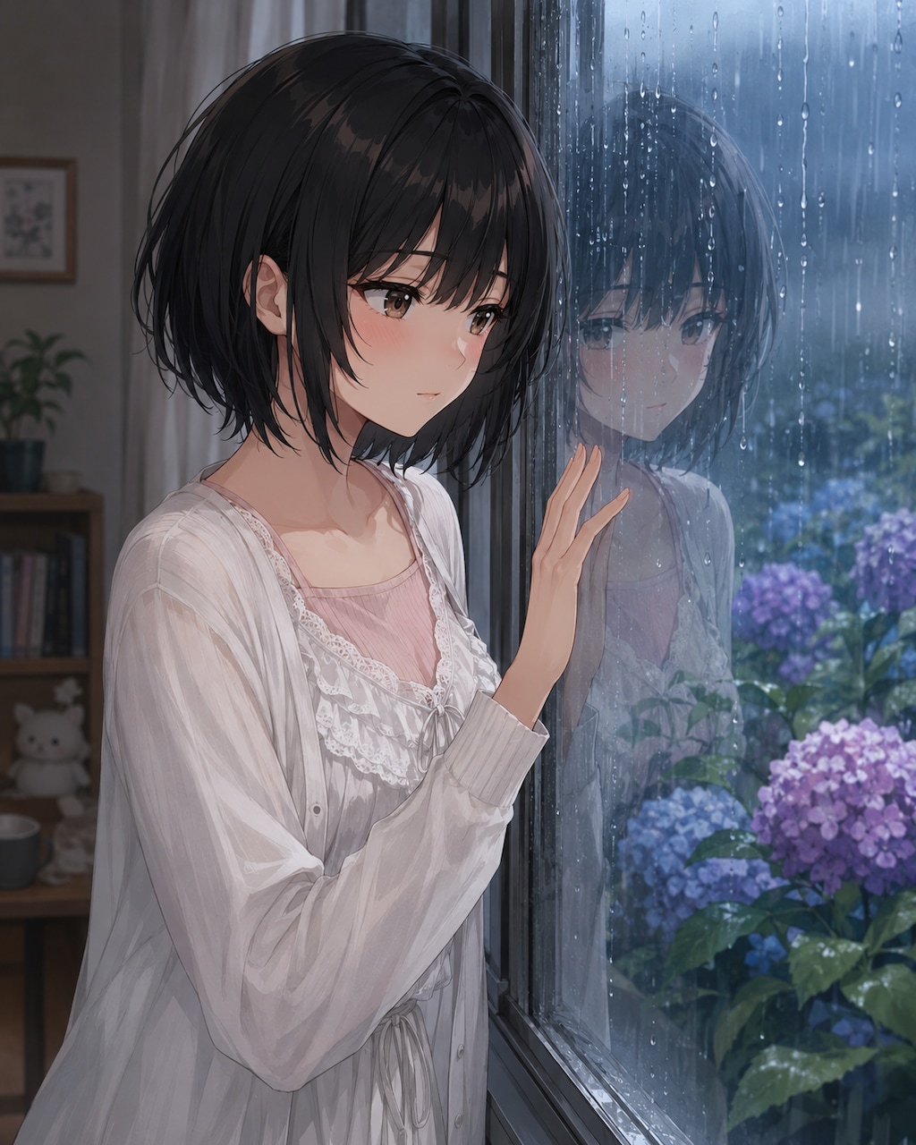 怠惰な自分を見透かす雨