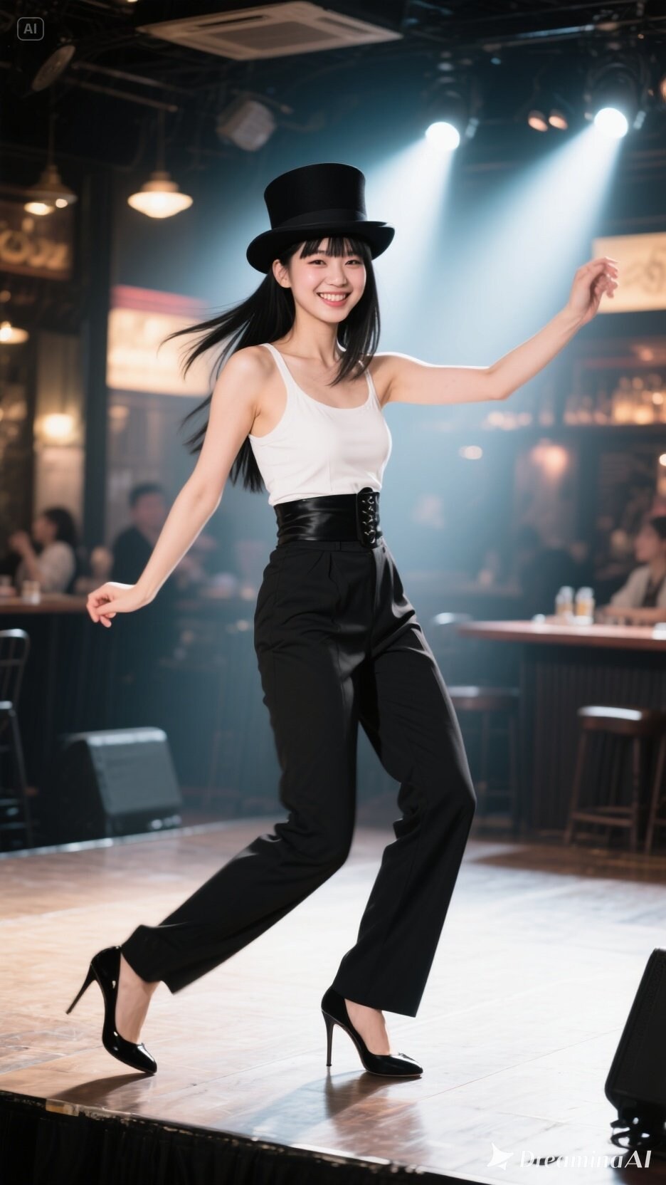 かっこかわいいダンサー白鳥英美梨の元町カフェ Guillaume バータイム公演