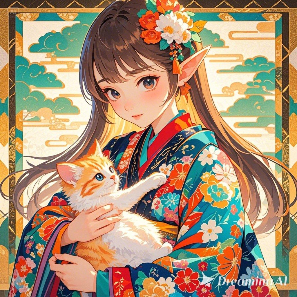 百人一首の雅なる彩り | の人気AIイラスト・グラビア