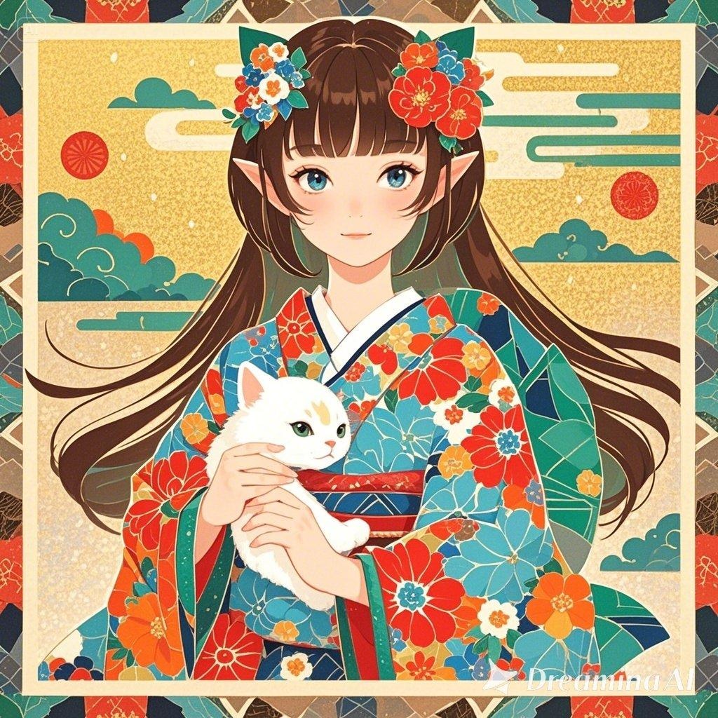 百人一首の雅なる彩り