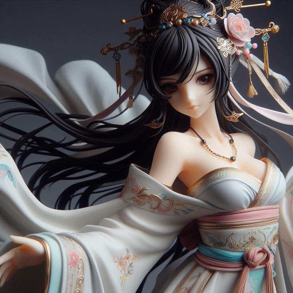 唐服美女をフィギュアで再現
