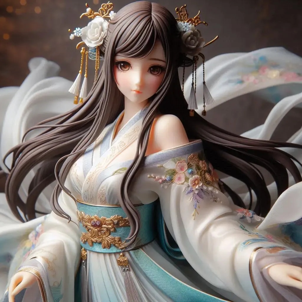 唐服美女をフィギュアで再現