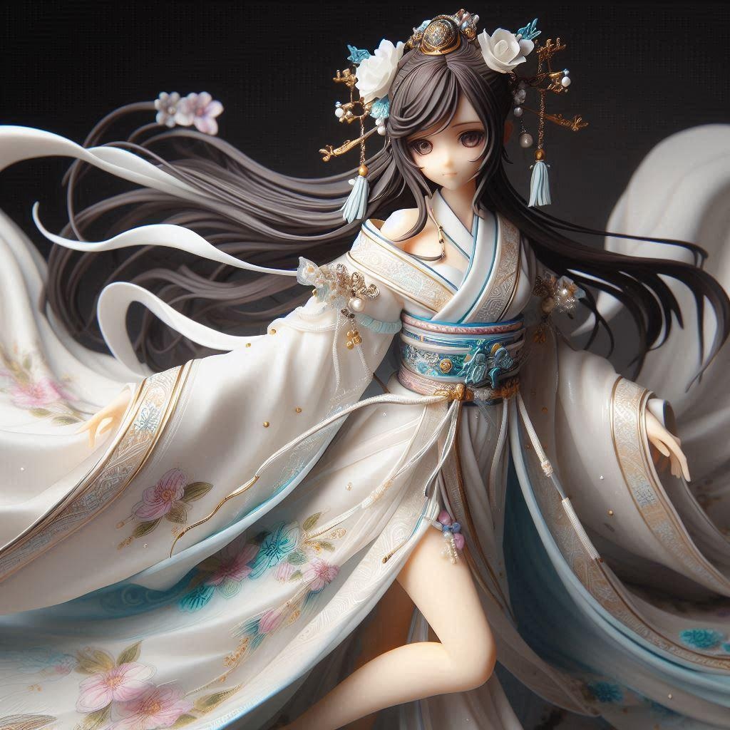 唐服美女をフィギュアで再現