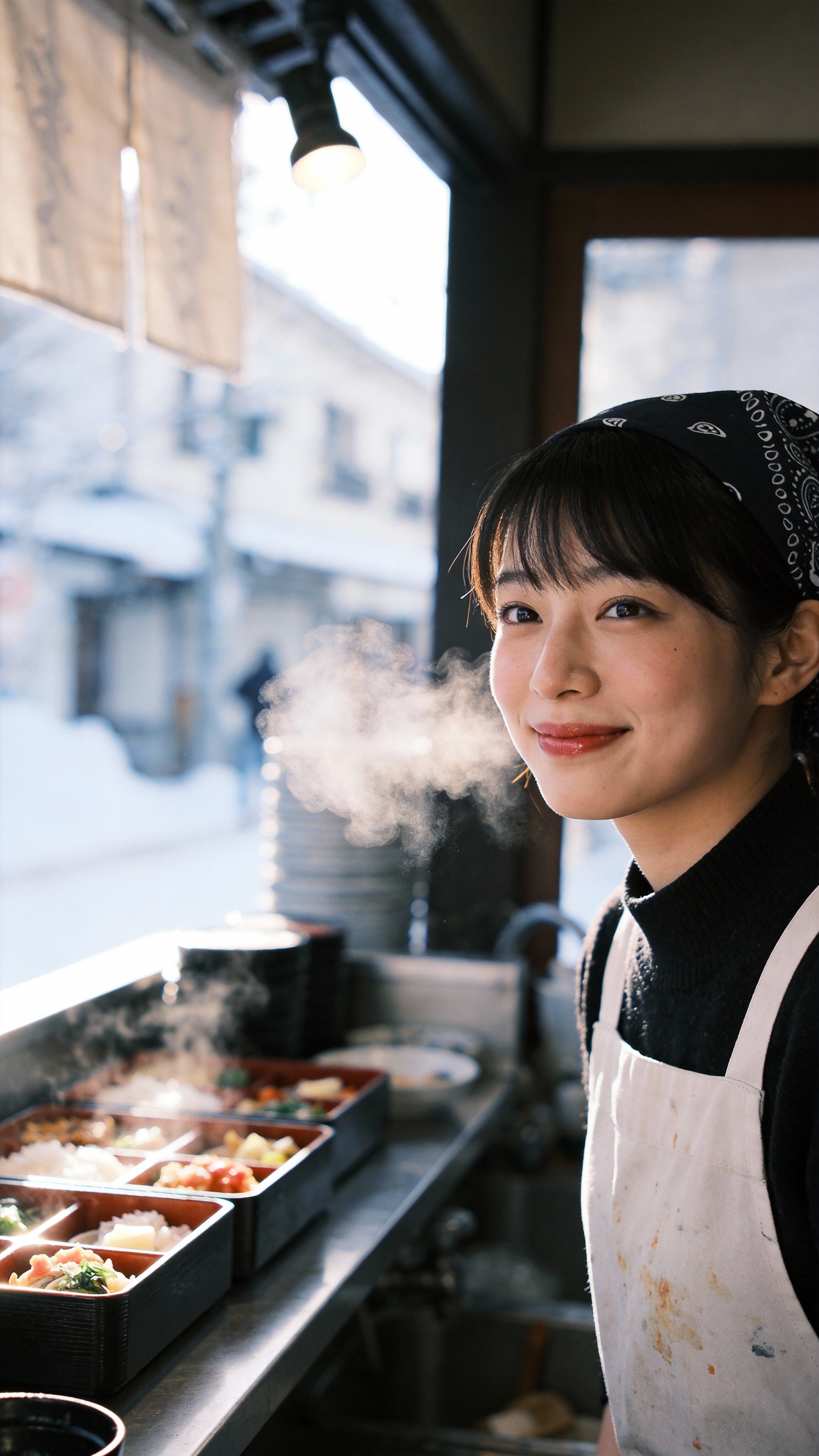 Steam from the Bento Shop