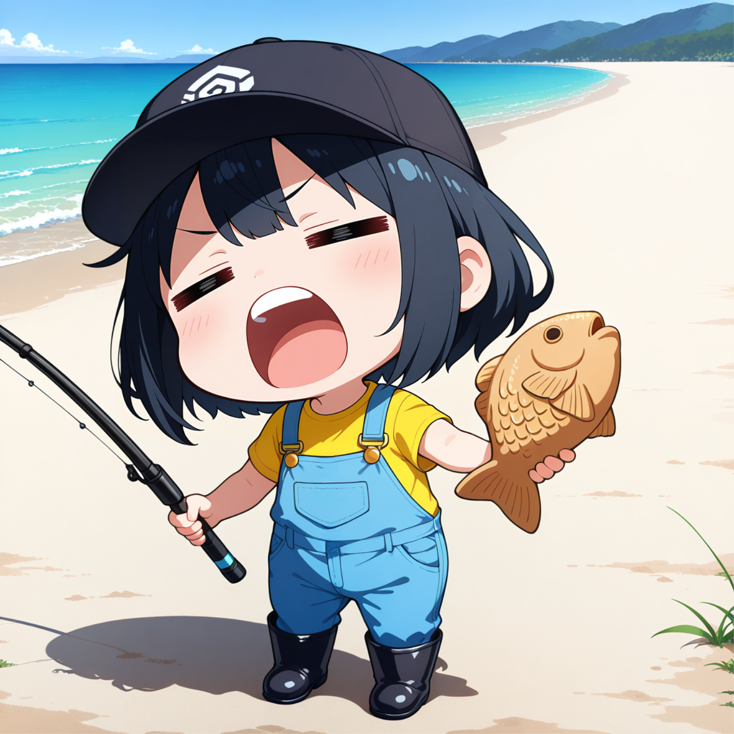 タイも釣れたぞー