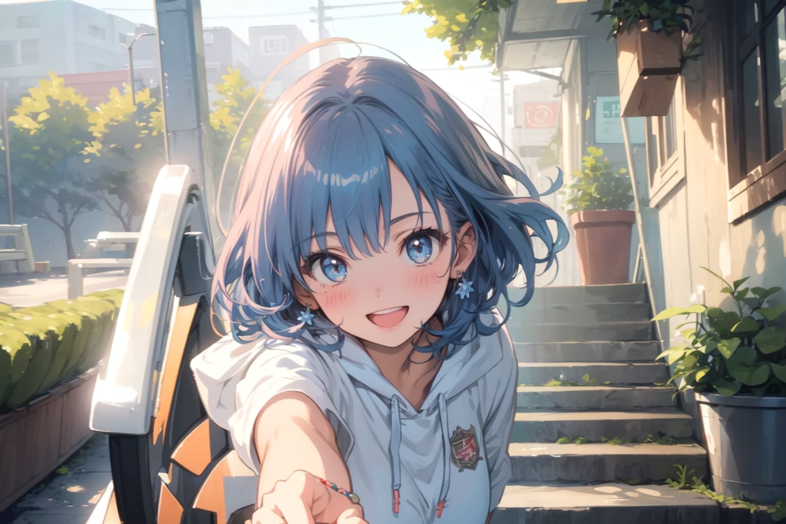 ふつかめ：TOPAZでWAVEちゃん | の人気AIイラスト・グラビア