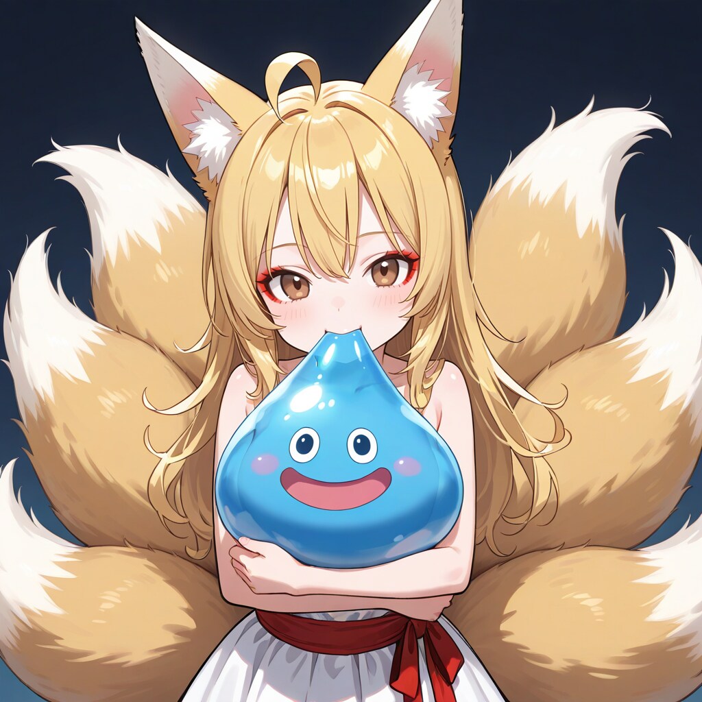 スライム吸い狐っ娘 | の人気AIイラスト・グラビア