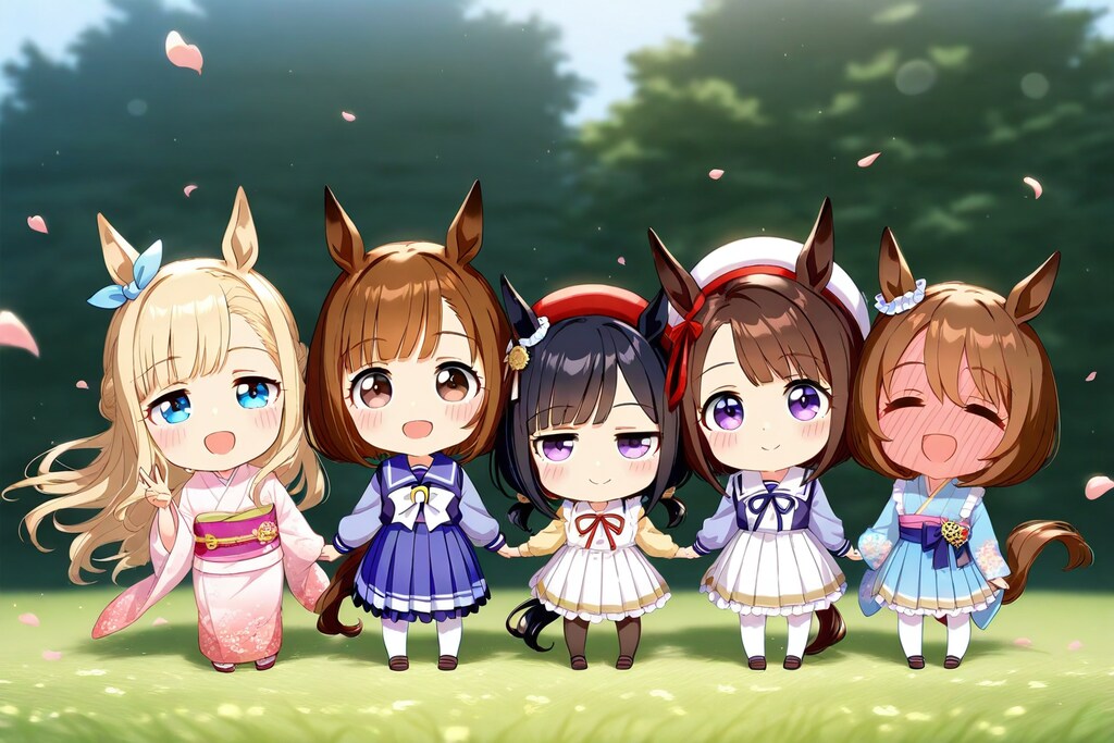 『馬』耳 尻尾 と入れてあると、衣装がそのまま来る時があります。