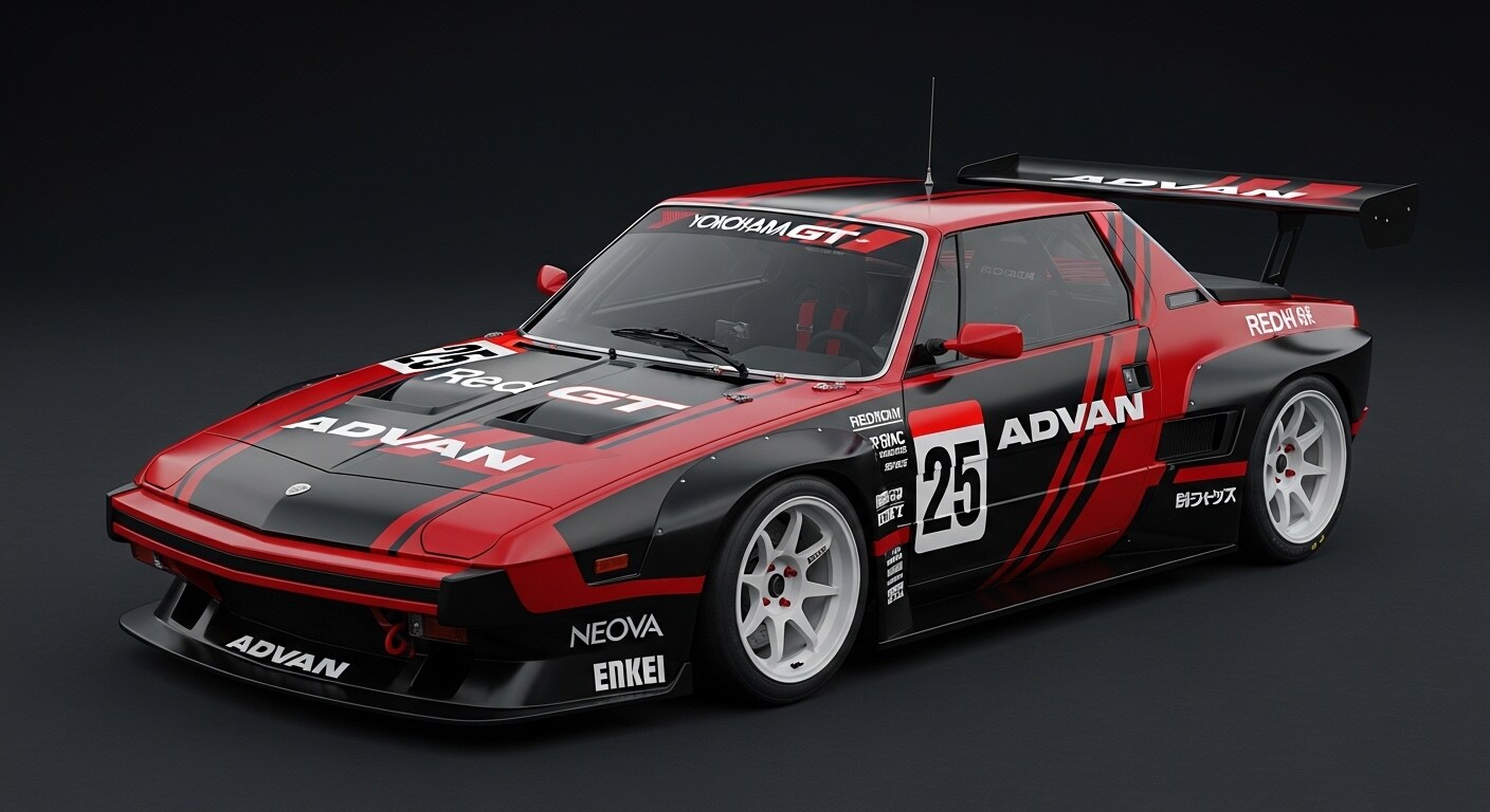 アドバンフィアットクーペレーシングカー | の人気AIイラスト・グラビア