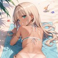真夏のビーチ 4枚目