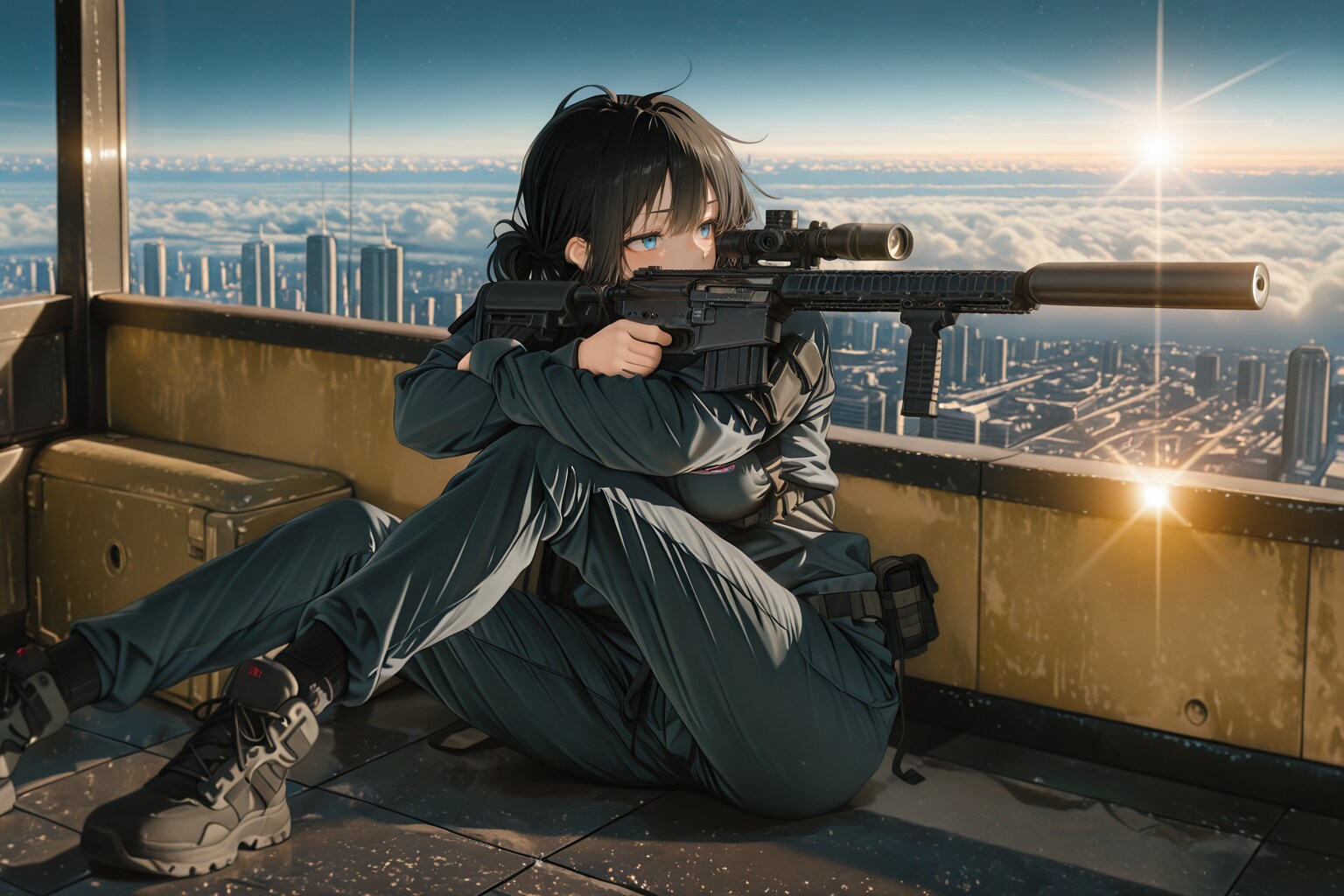 スナイパー | の人気AIイラスト・グラビア