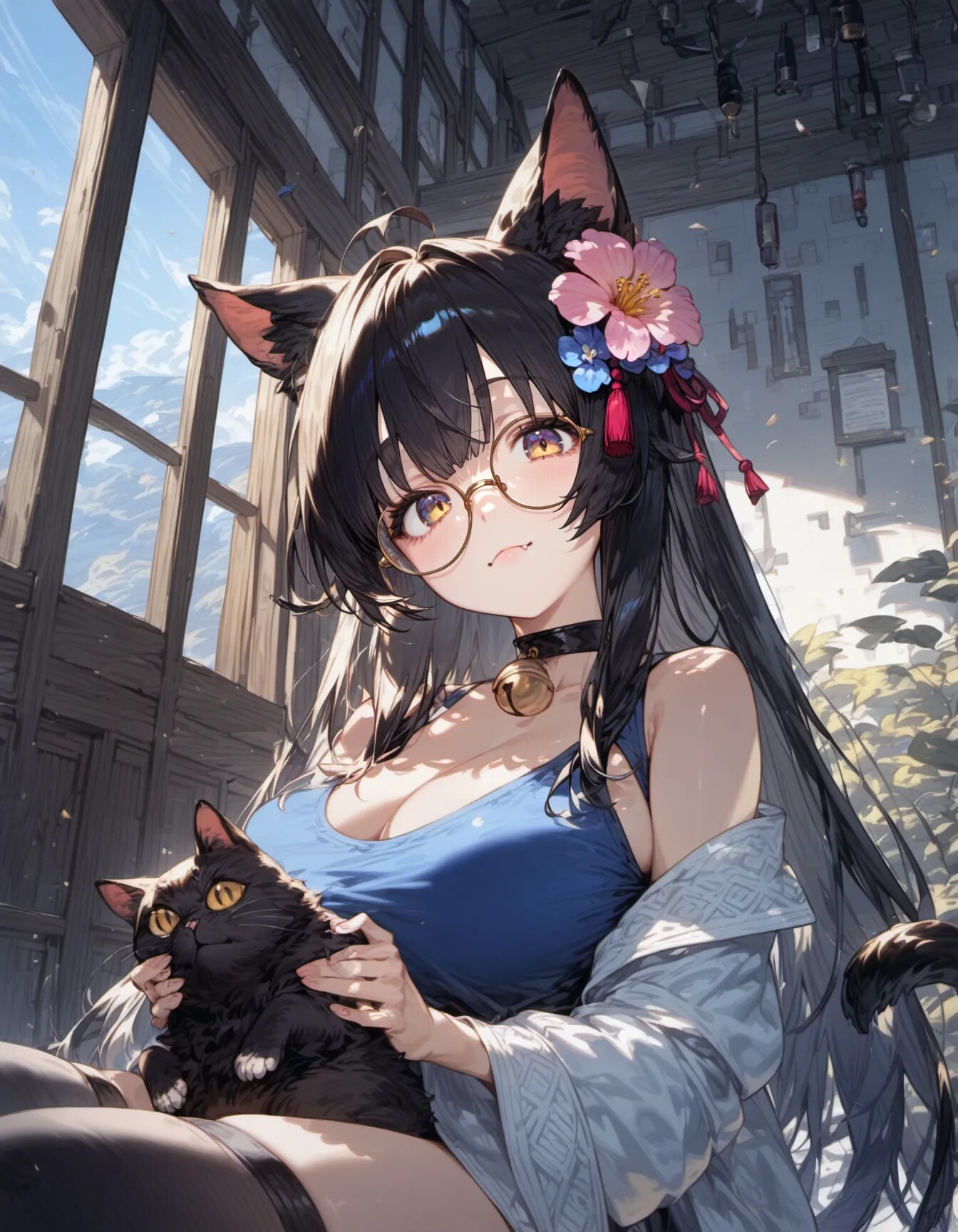 Sunlit Feline Resonance | の人気AIイラスト・グラビア